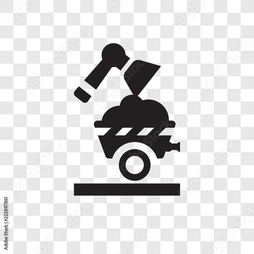 Chop vector icon isolated on transparent background, Chop logo design