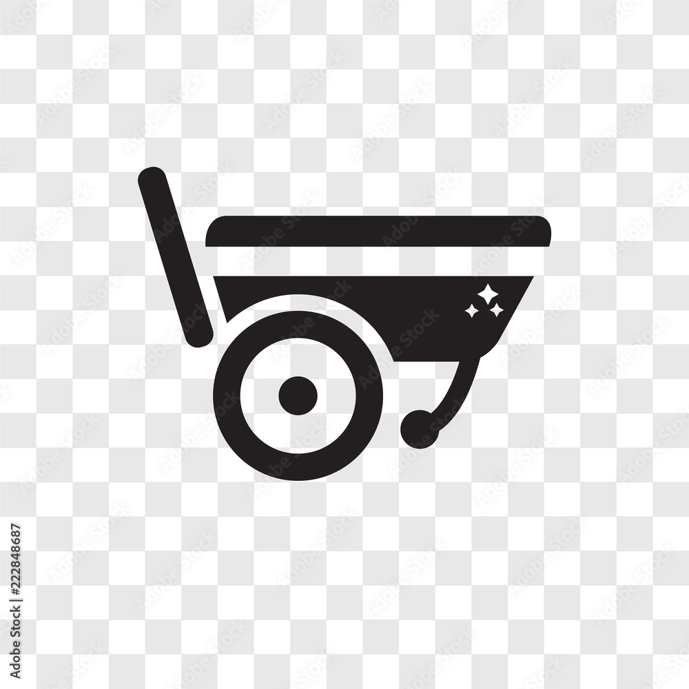 Wheelbarrow vector icon isolated on transparent background, Wheelbarrow logo design Wheelbarrow vector icon isolated on transparent background, Wheelbarrow logo design