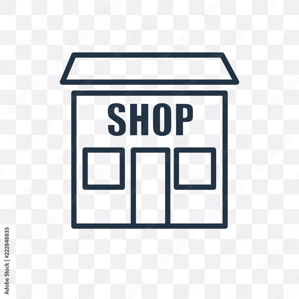 shop icon isolated on transparent background. Simple and editable shop icons. Modern icon vector illustration. shop icon isolated on transparent background. Simple and editable shop icons. Modern icon vector illustration.