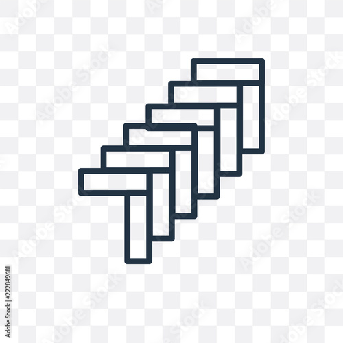paving icon isolated on transparent background. Simple and editable paving icons. Modern icon vector illustration.