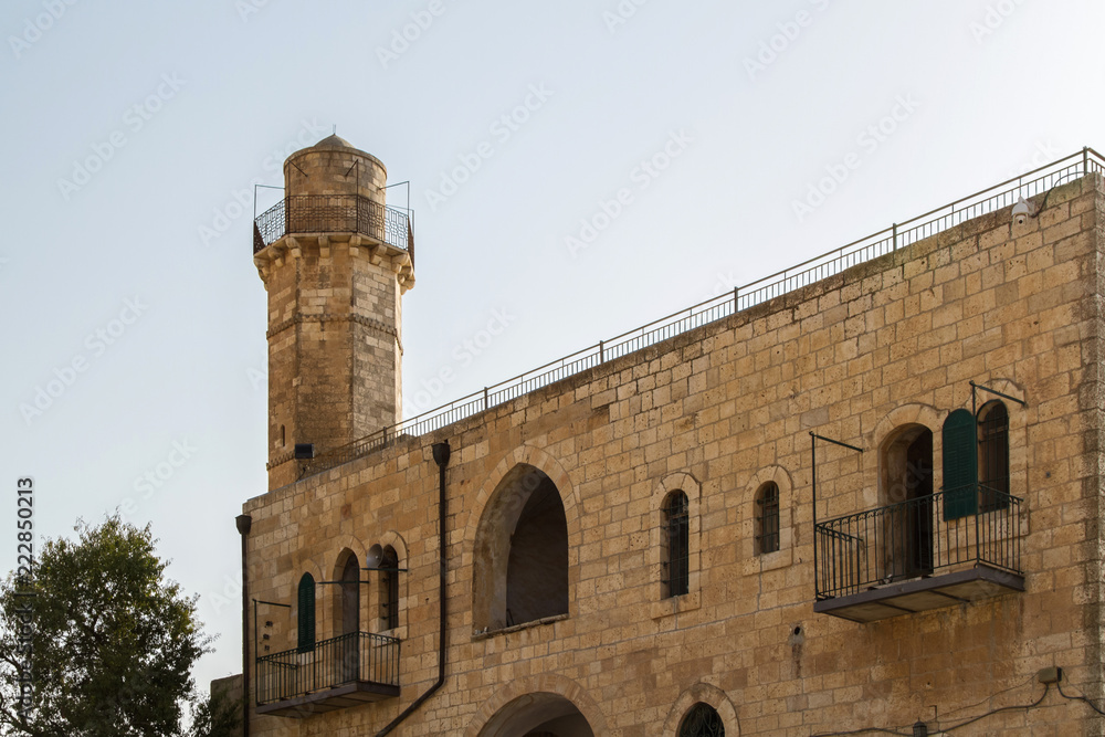 Fototapeta premium Tomb of prophet Samuel, Nabi Samwil mosque in Israel