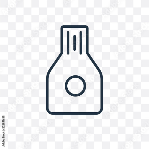 key icon isolated on transparent background. Simple and editable key icons. Modern icon vector illustration.