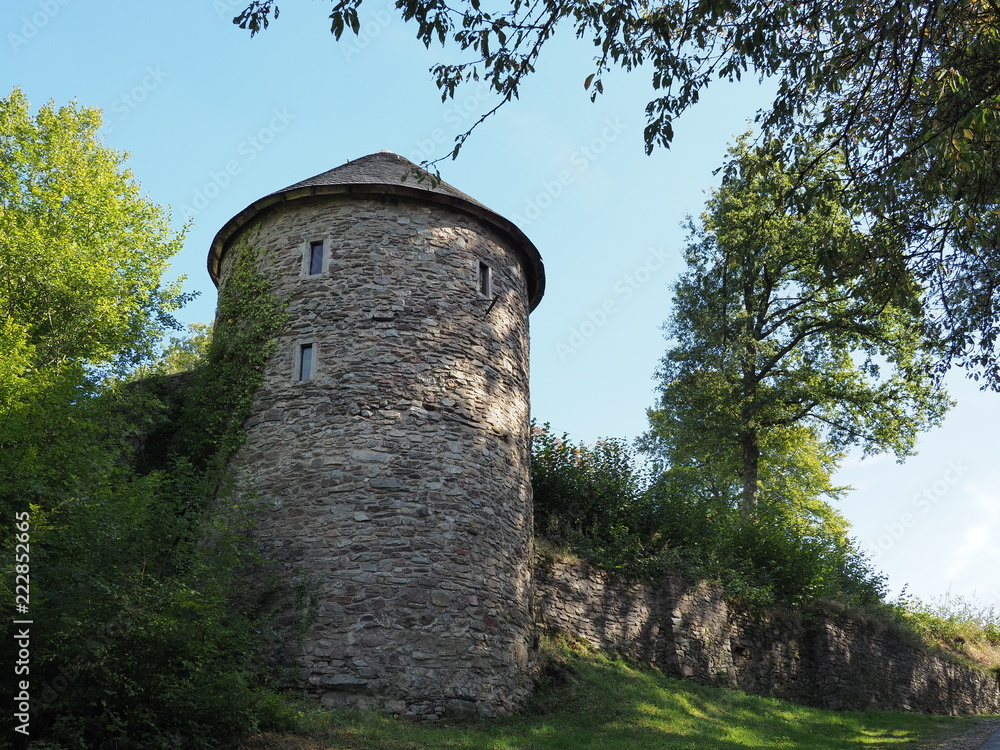 Burg Grimburg - ist eine Spornburg im Gebiet der Ortsgemeinde Grimburg in der Verbandsgemeinde Hermeskeil im rheinland-pfälzischen Landkreis Trier-Saarburg
Burg Grimburg - ist eine Spornburg im Gebiet der Ortsgemeinde Grimburg in der Verbandsgemeinde Hermeskeil im rheinland-pfälzischen Landkreis Trier-Saarburg