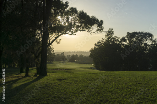 Foggy Australian Sunrise