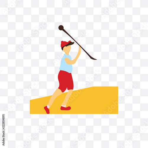 javelin throwing athlete icon isolated on transparent background. Simple and editable javelin throwing athlete icons. Modern icon vector illustration.