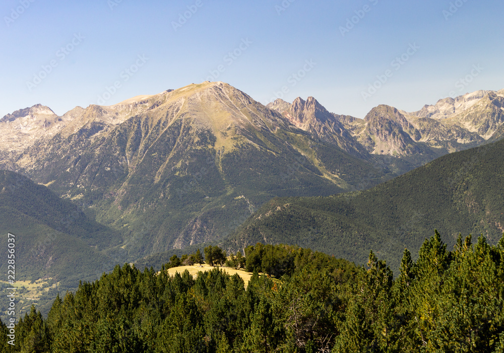 Yellow Hill amidst the Mountains