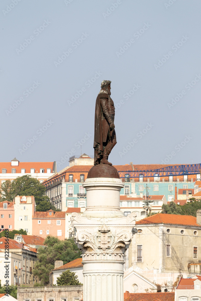 D. Pedro IV Statue in Lisbon