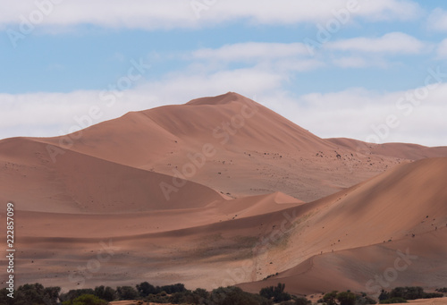 Sand dunes at Sossusflei in Namibia