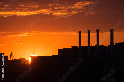 Sunset in Kyiv