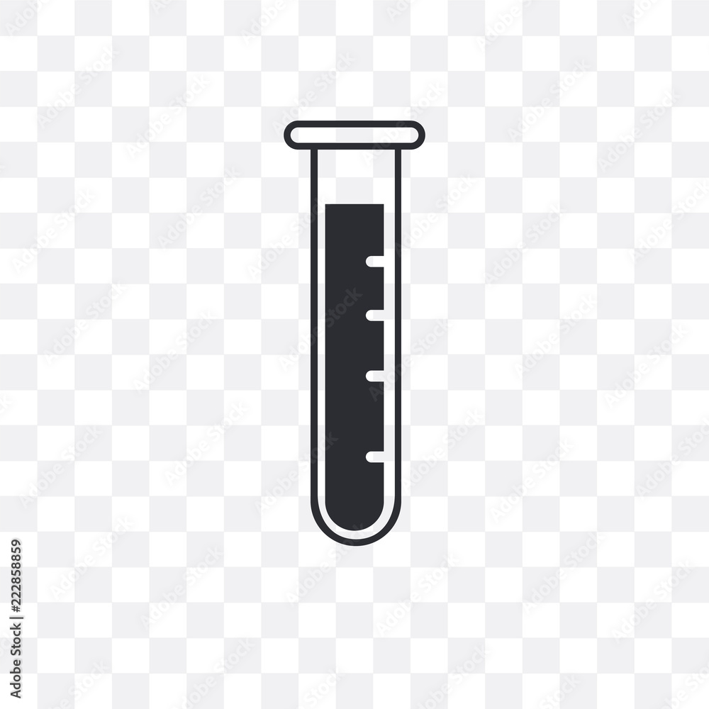 test tube icon isolated on transparent background. Simple and editable test  tube icons. Modern icon vector illustration. Stock Vector | Adobe Stock