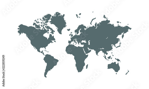 World map background. Vecto...