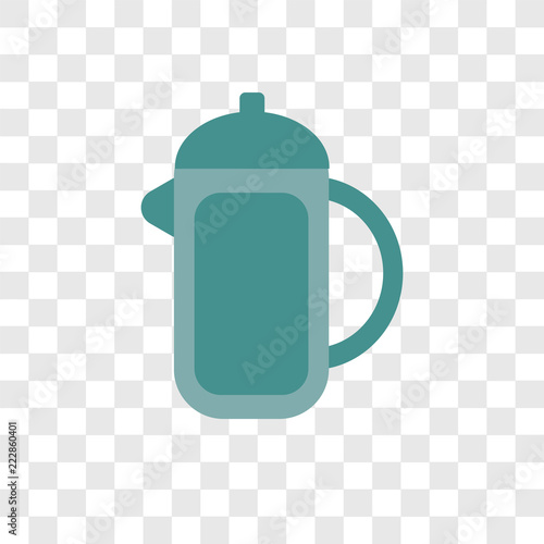 Kettle vector icon isolated on transparent background, Kettle logo design