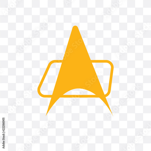 Fotografie voyager icon isolated on transparent background
