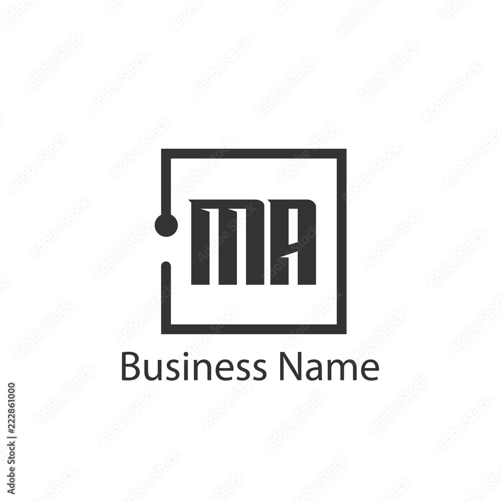 Initial Letter MA Logo Template Design Initial Letter MA Logo Template Design