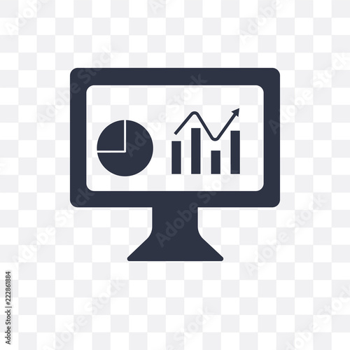 dashboard icon isolated on transparent background. Simple and editable dashboard icons. Modern icon vector illustration.