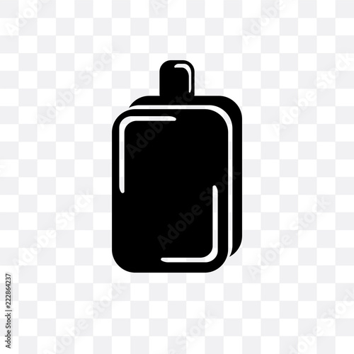perfume bottle icon isolated on transparent background. Simple and editable perfume bottle icons. Modern icon vector illustration.