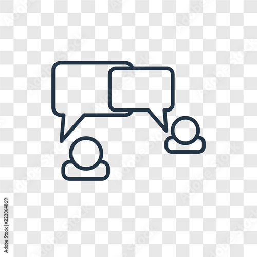 Social media vector icon isolated on transparent background, Social media logo design