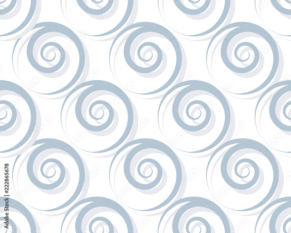 Seamless air pattern of spirals and curls. Ornament for fabrics and packaging. Seamless air pattern of spirals and curls. Ornament for fabrics and packaging.