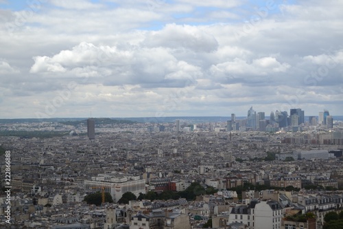 Sky-view of Paris