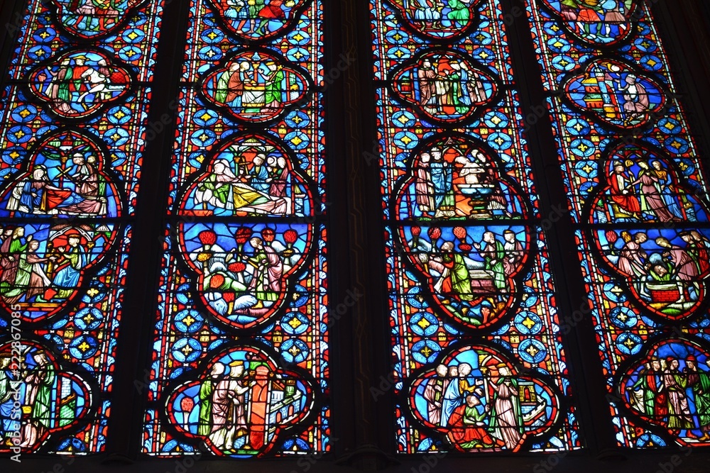 Sainte-Chapelle Church in Paris, France