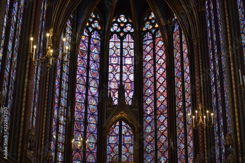 Sainte-Chapelle Church in Paris, France