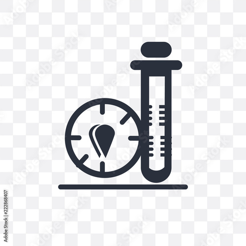 blood sample icon isolated on transparent background. Simple and editable blood sample icons. Modern icon vector illustration.