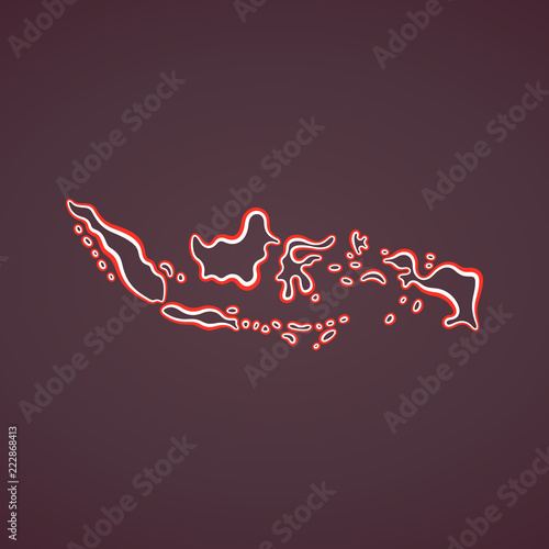 Indonesia - Outline Map