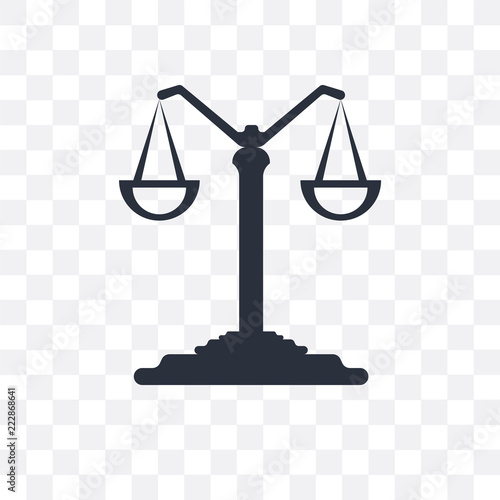 scale balanced tool icon isolated on transparent background. Simple and editable scale balanced tool icons. Modern icon vector illustration.