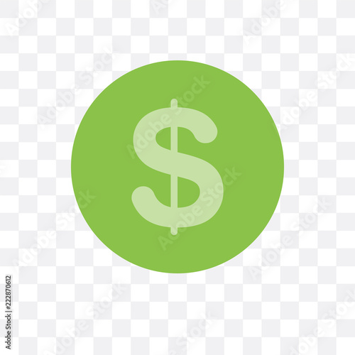 cash icon isolated on transparent background. Simple and editable cash icons. Modern icon vector illustration.