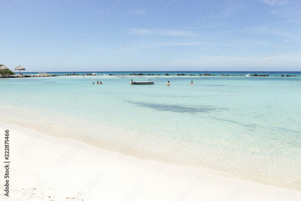 Praia caribenha
