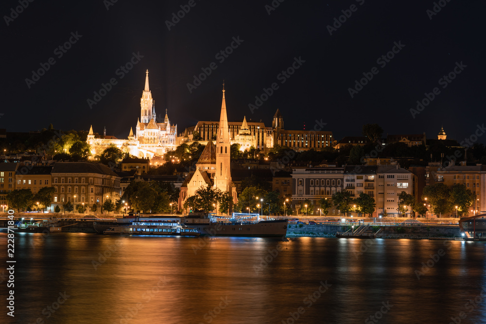 Budapest at night, one of the most beautiful cities in Europe