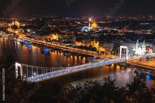 Budapest at night, one of the most beautiful cities in Europe