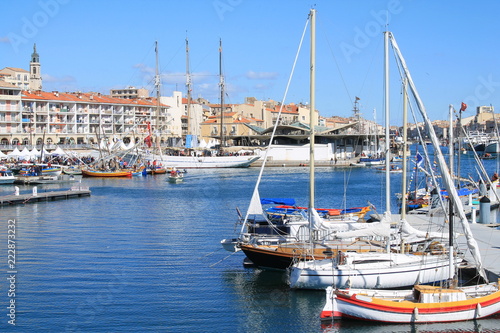 La ville maritime de Sète, la petite Venise Languedocienne, Hérault, Occitanie, France