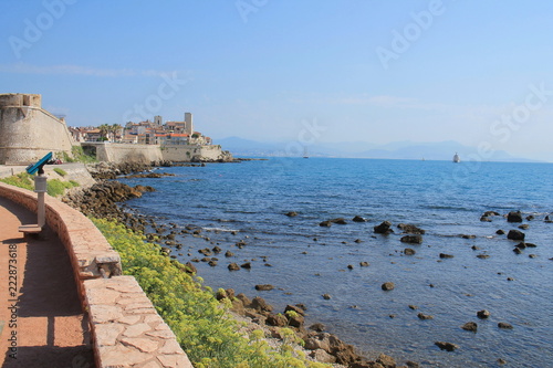 La magnifique vieille ville d'Antibes et son musée Picasso, Cote d'Azur, France