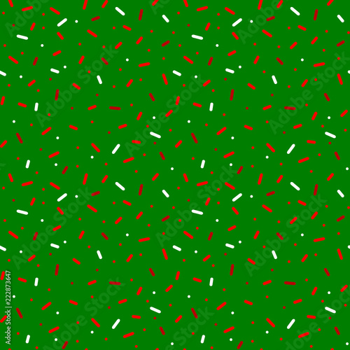 Seamless pattern with christmas sprinkles.