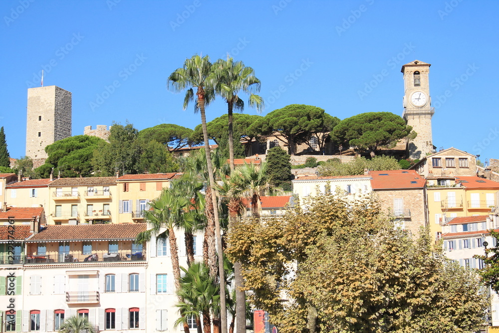 Le village historique du Suquet à Cannes, Cote d’Azur, France