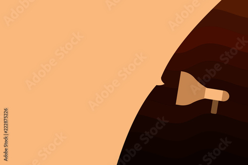 Flat design business Vector Illustration creative concept template copy space text for Ad website promotion esp isolated. Expand Frame of word bubble Create more dialogue Talkative Endless Talks