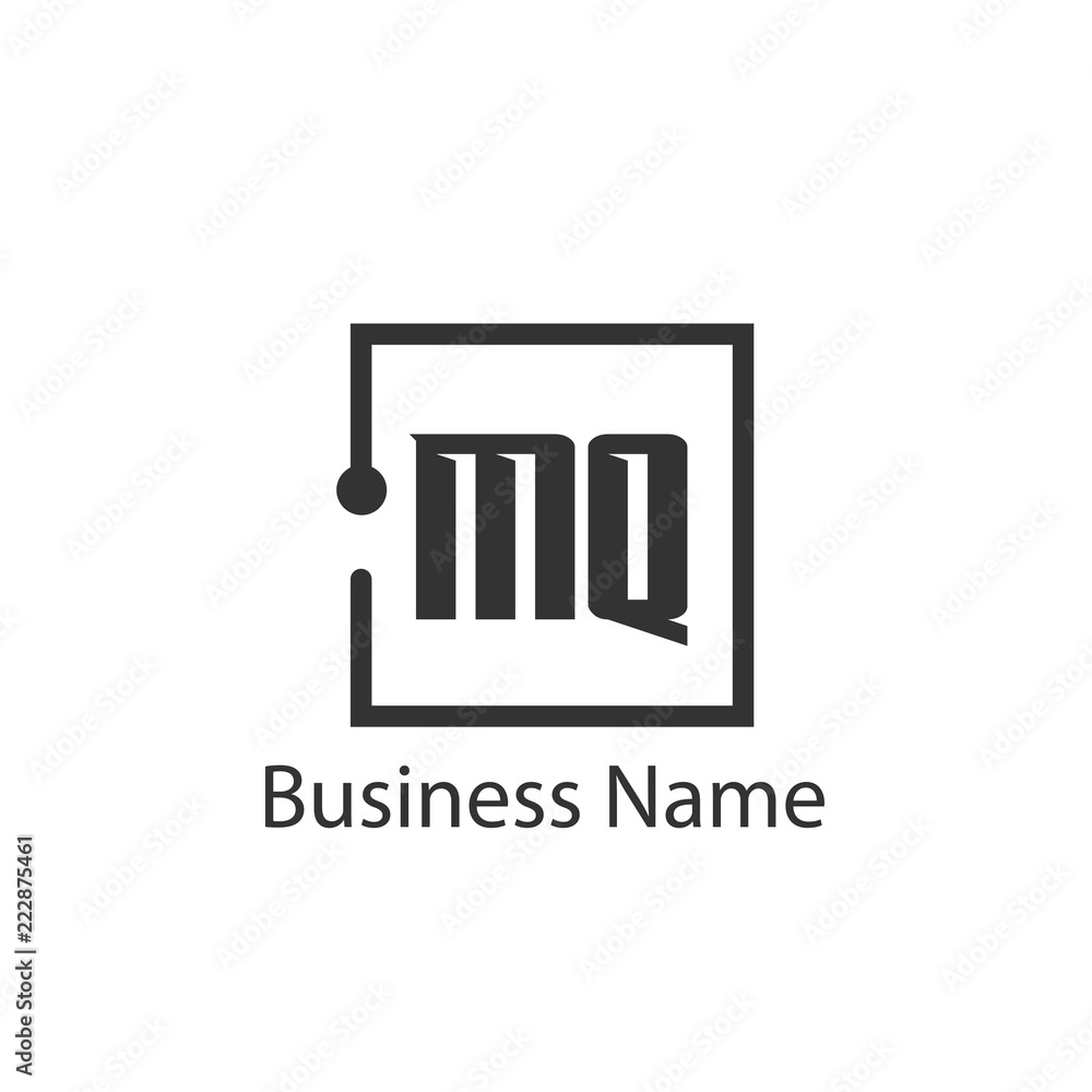 Initial Letter MQ Logo Template Design Initial Letter MQ Logo Template Design
