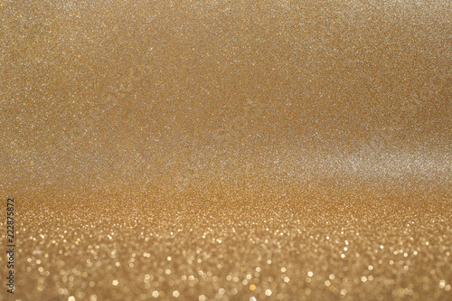 Wallpaper Mural Christmas background of gold glitters Torontodigital.ca