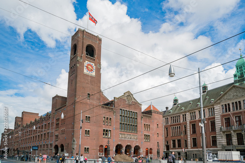 Canvas Print Exterior view of The Beurs van Berlage