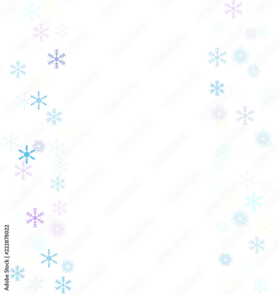 Falling down snow confetti, snowflake vector border. Festive winter, Christmas, New Year sale background. Cold weather, winter storm, scatter texture. Hipster snowfall falling snowflakes cool confetti Falling down snow confetti, snowflake vector border. Festive winter, Christmas, New Year sale background. Cold weather, winter storm, scatter texture. Hipster snowfall falling snowflakes cool confetti