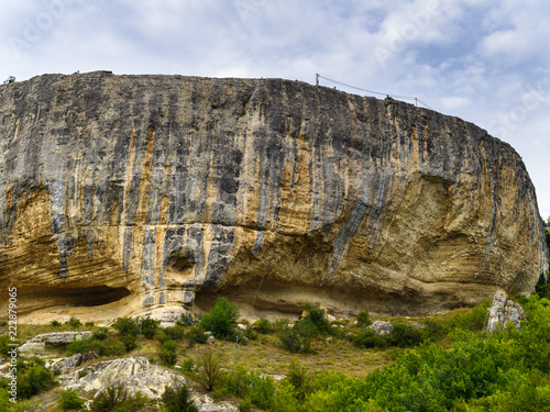 Ancient cave city on Tatar Cachi Kalyon, Bahchisaray, Crimea