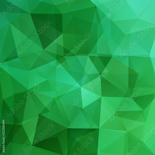 Abstract polygonal vector background. Green geometric vector illustration. Creative design template.