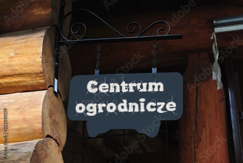 Plakat Centrum ogrodnicze