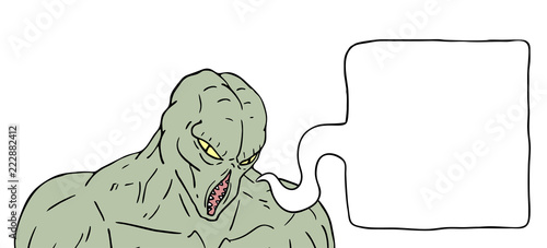 Monster talking draw