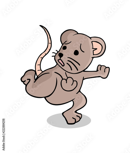 rat escaping illustration