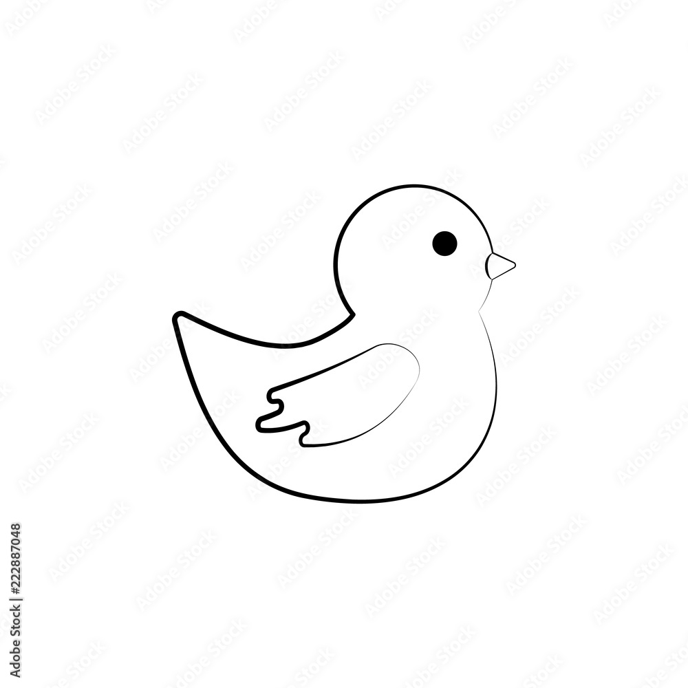 Duck toy concept line icon. Simple element illustration. Duck toy concept outline symbol design from Motherhood set. Can be used for web and mobile UI/UX Duck toy concept line icon. Simple element illustration. Duck toy concept outline symbol design from Motherhood set. Can be used for web and mobile UI/UX