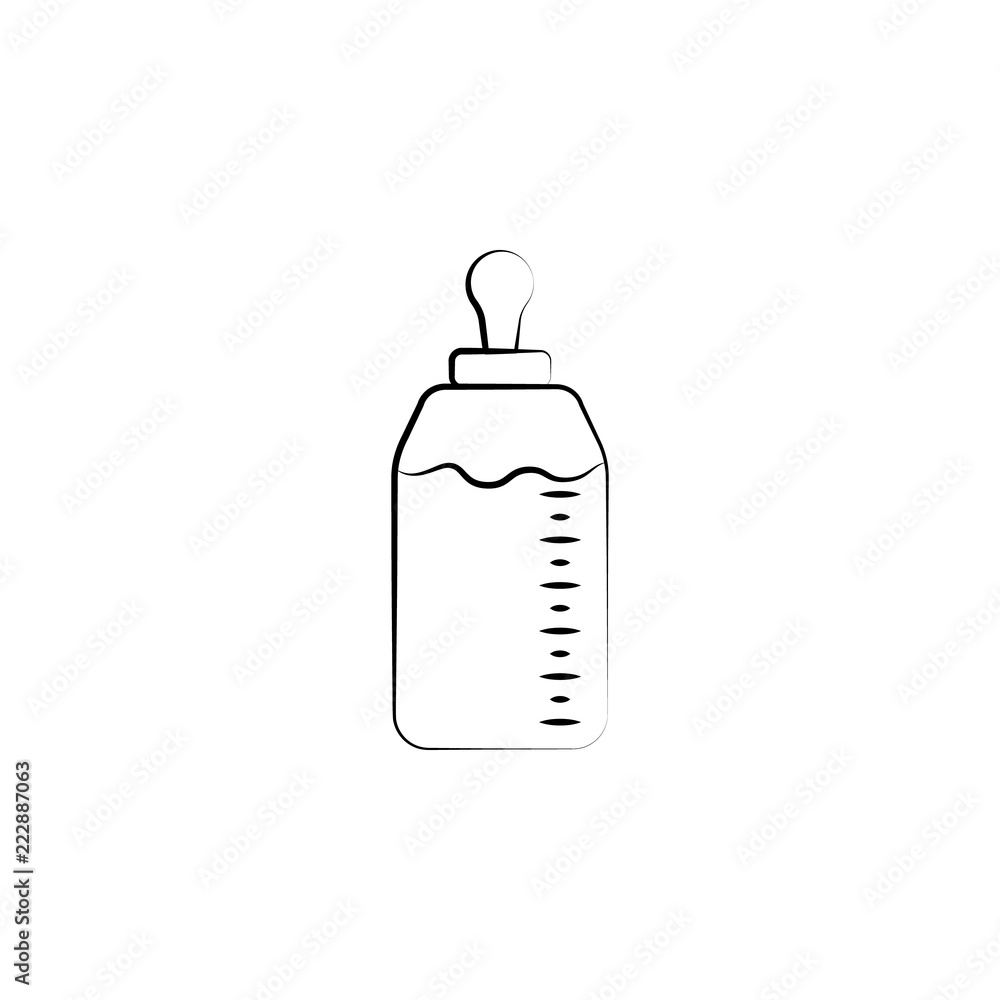 Milk bottle baby concept line icon. Simple element illustration. Milk bottle baby concept outline symbol design from Motherhood set. Can be used for web and mobile UI/UX Milk bottle baby concept line icon. Simple element illustration. Milk bottle baby concept outline symbol design from Motherhood set. Can be used for web and mobile UI/UX