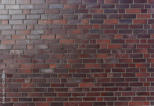 Dark red brick wall texture