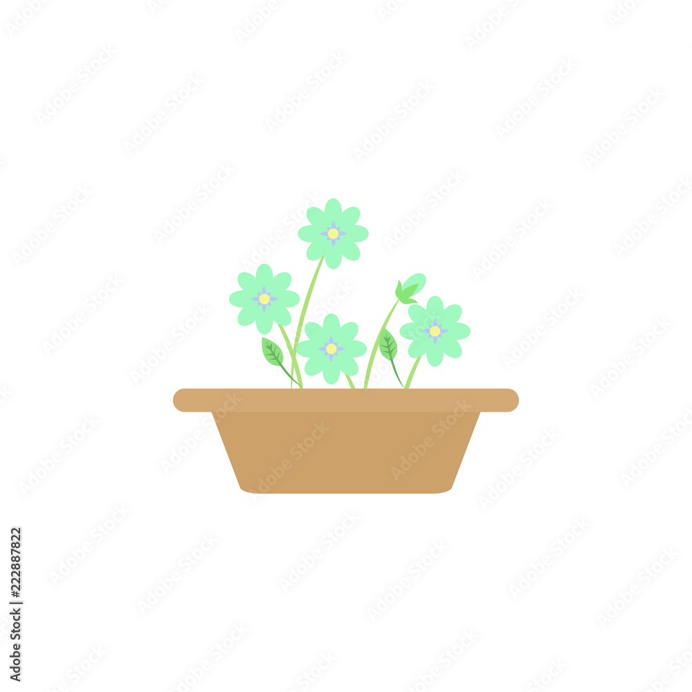 flower in a pot colored icon. Element of colored autumn icon for mobile concept and web apps. Colored flower in a pot icon can be used for web and mobile flower in a pot colored icon. Element of colored autumn icon for mobile concept and web apps. Colored flower in a pot icon can be used for web and mobile